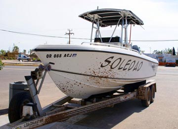 Bill Erhardt's boat Soledad.