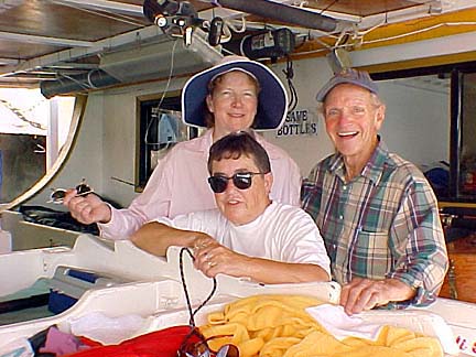 Guests aboard Jose Andres, San Felipe, Baja California, Mexico.