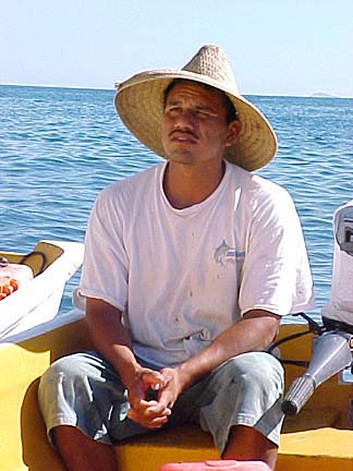 Fishing guide, Sea of Cortez, Baja California, Mexico.