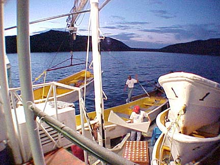 Jose Andres panga mothership, Baja California, Mexico.