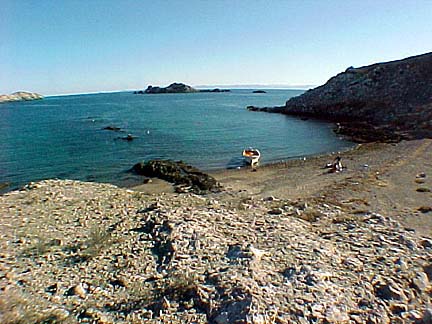 Midriff Islands cove, Sea of Cortez, Mexico.