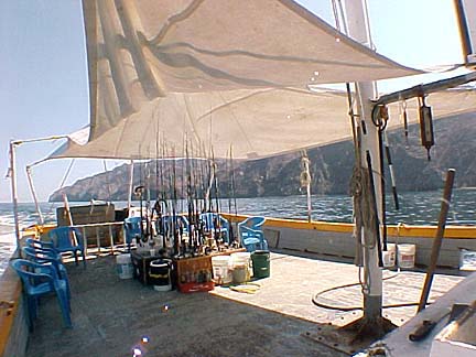 Jose Andres, San Felipe panga mothership, Sea of Cortez, Mexico.