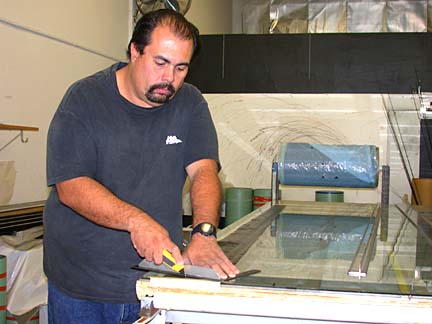 Photo of Paul Branham making Baja Super Spin Stick.