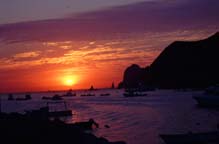 Cabo San Lucas at dawn.