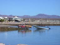 Bahia de los Angeles ejido launch ramp, Baja California, Mexico.