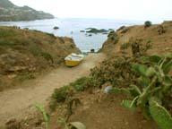 La Bufadora launch ramp, Baja California, Mexico.