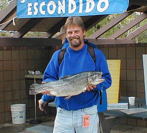 Photo of Escondido fishing derby Baja fishing trip winner, Jim Beard.