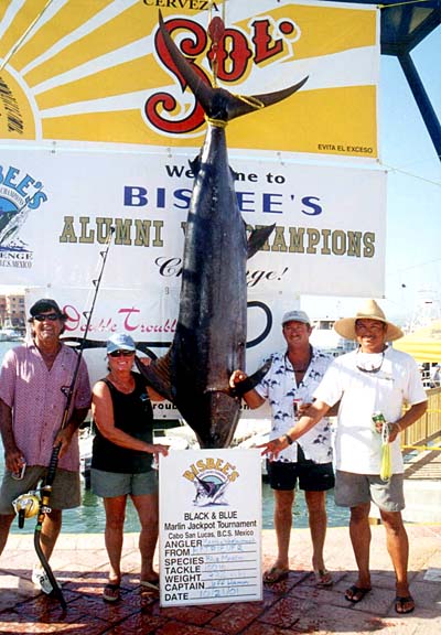 Photo of Second place for the blue marlin, Cabo San Lucas, Mexico.