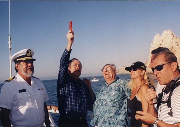 Photo of starting gun, Bisbee's 2001 tournament, Cabo San Lucas, Mexico.