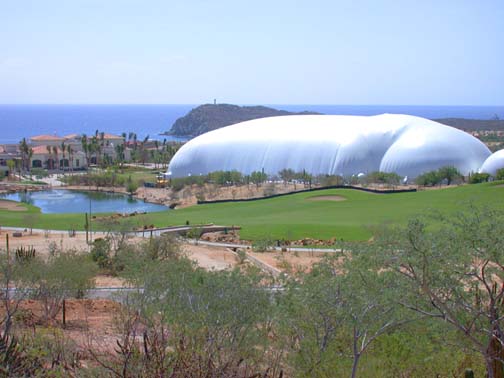 Photo of main APEC conference dome, Cabo San Lucas, Mexico.