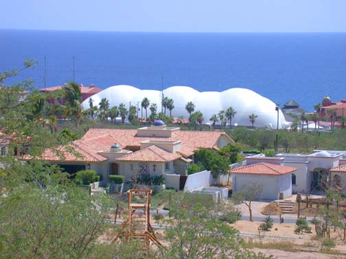 Photo of APEC press dome, Cabo San Lucas, Mexico.