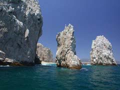 Rock Pinnacles at Cabo San Lucas Land's End.