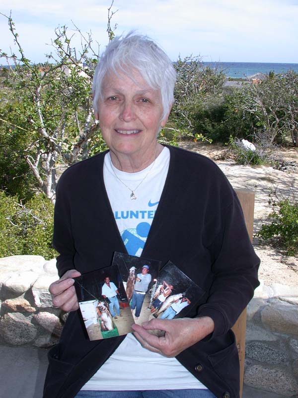 Photo of Madelon Taylor, photographer of totoaba caught at East Cape, Baja California Sur, Mexico.