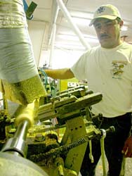 Photo, Luhr Jensen factory, Ensenada, Baja California, Mexico.