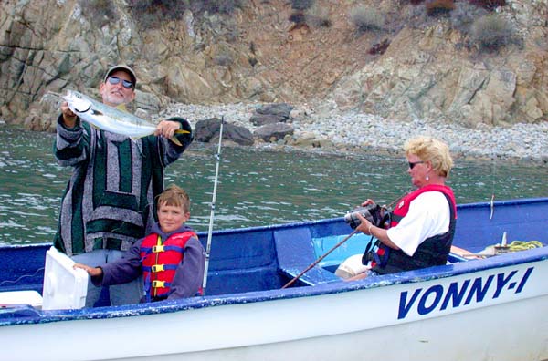 Yellowtail caught at Punta Banda, Ensenada, Mexico.