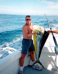 Dorado caught at La Paz, Mexico.