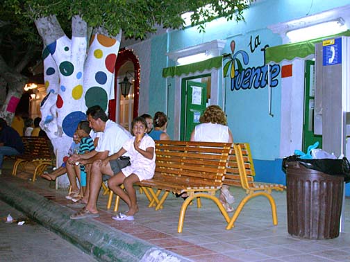 Photo of La Fuente ice cream parlor, La Paz, Baja California Sur, Mexico.