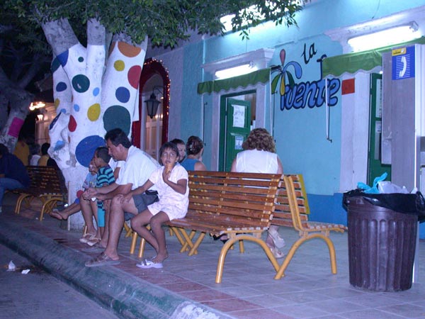 La Fuente ice cream parlor, La Paz, Mexico.