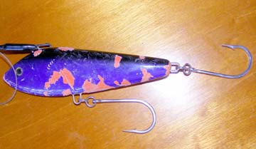 Yo-zuri lure with rings replaced.