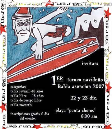 Bahia Asuncion Mexico Surf Tournament Poster 1