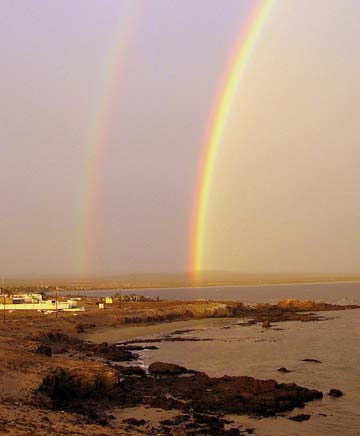 Bahia Asuncion Mexico Double Rainbow Photo 1