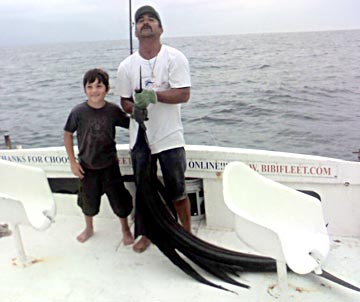 Sailfish caught at Mazatlan, Mexico.