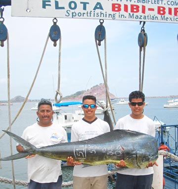 Dorado caught at Mazatlan, Mexico.