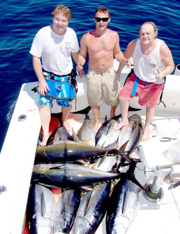 Yellowfin tuna caught at Islas Tres Marias