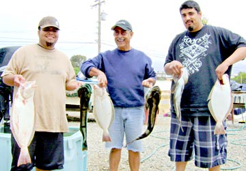 Halibut and bottom fish caught at Ensenada