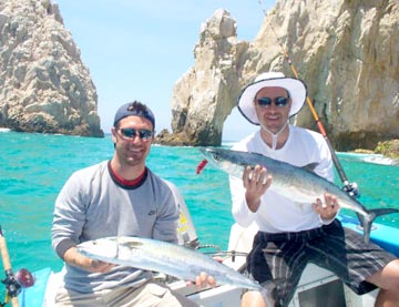 Large sierra mackerel caught at Cabo San Lucas