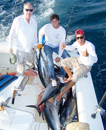 Yellowfin tuna caught at Puerto Vallarta