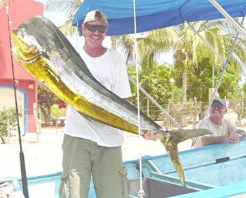 Dorado caught off Punta Pescadero