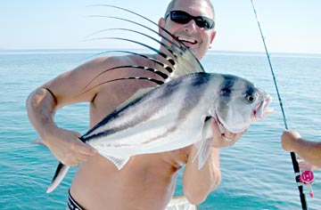 Roosterfish release at East Cape