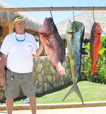 Mixed species fishing at San Jose del Cabo, Mexico