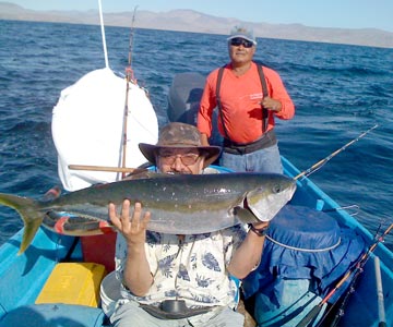 Panga fishing at Bahia de los Angeles