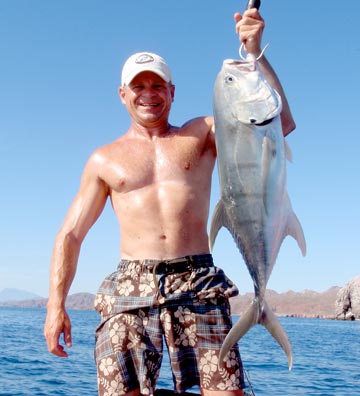 Jack crevalle caught at Punta Pulpito