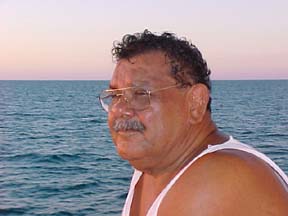 Bob Castellon, captain of Celia Angelina, at Puerto Peñasco, Sonora, Mexico.