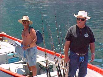 Panga fishing, San Felipe panga mothership Celia Angelina.