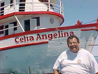 Bob Castellon of the San Felipe panga mothership Celia Angelina.