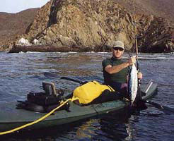 Winter kayak fishing in Baja, a great way to start, Mexico Fishing News,  January 10, 2001