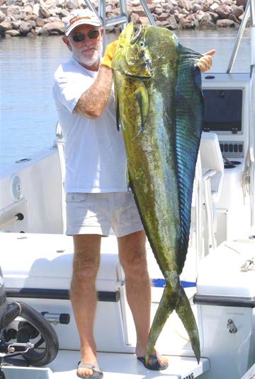 Loreto summer dorado fishing busts wide-open, northern Baja albacore turn  on strong, Mexico Fishing News, July 14, 2008